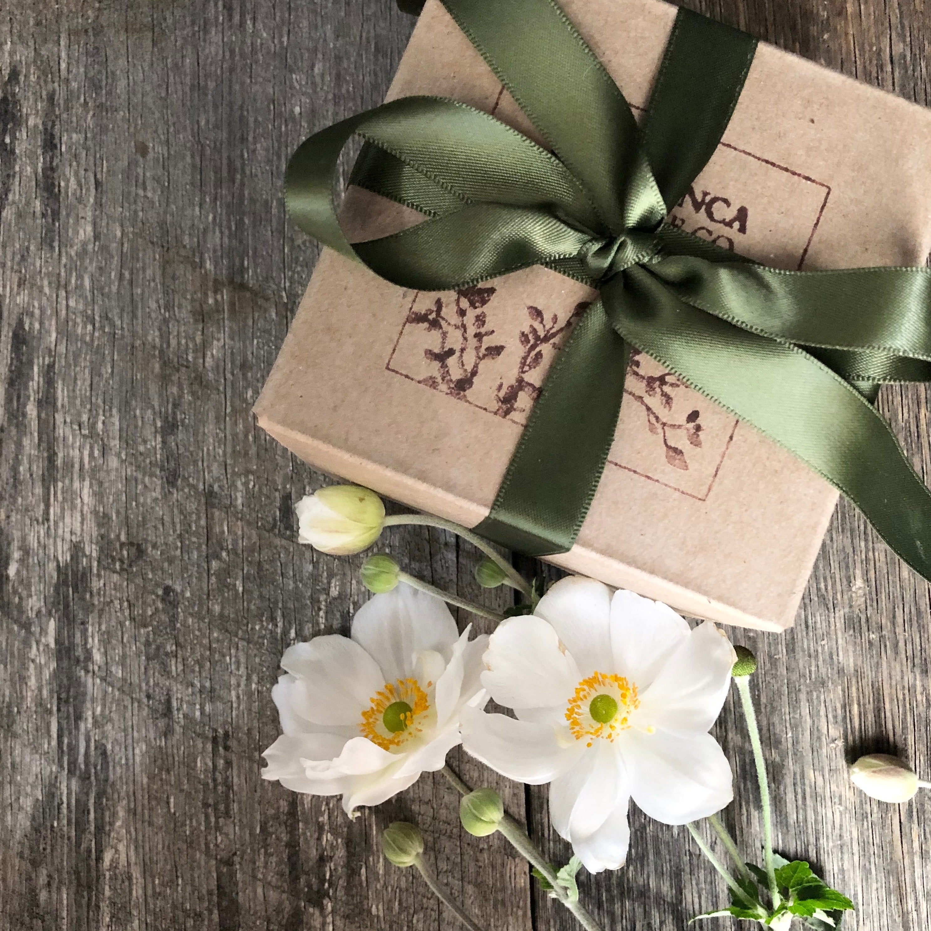 Lily Scarlett Earrings & Custard Gift Box-Tasmanian gift hamper-Salamanca Skincare Co.